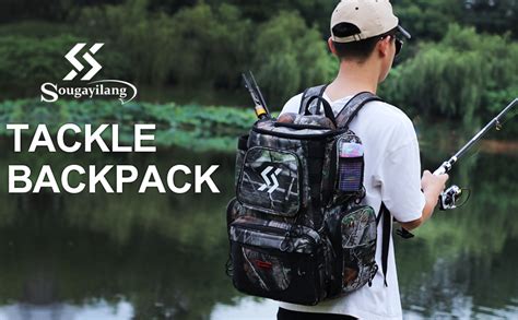 Amazon Sougayilang Fishing Tackle Backpack Waterproof Tackle Bag