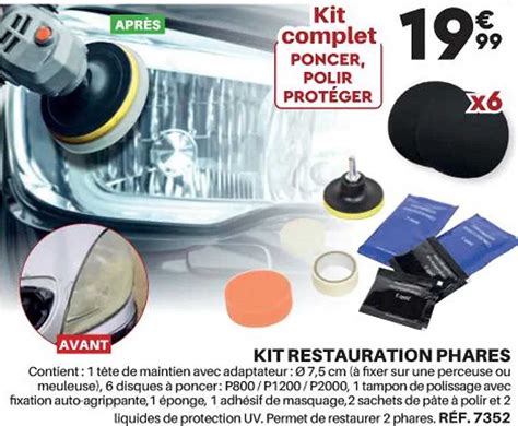 Promo Kit Restauration Phares Chez Shopix ICatalogue Fr