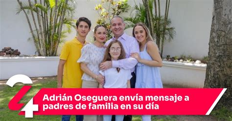 Adrián Oseguera envía mensaje a padres de familia en su día