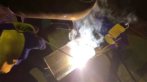 Smaw F Position Filit Arc Welding Stick Welder Youtube