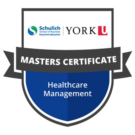 Masters Certificate In Healthcare Management Credly