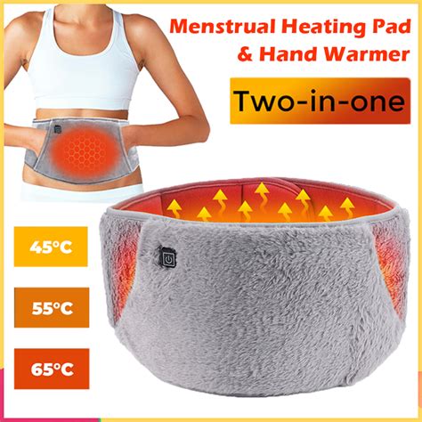 Menstrual Heating Pad With Hand Warmer Warm Uterus Belt Electric