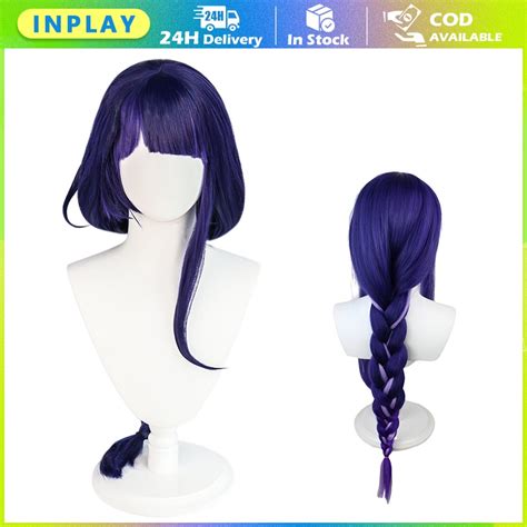 Jual Wig Cosplay Raiden Shogun Baal Genshin Impact Genshin Impact