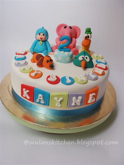 Wu Lan's Kitchen: POCOYO Birthday Cake