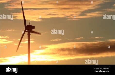 Turbine Against The Clouds Stock Videos Footage Hd And K Video