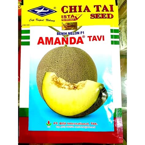 Jual Benih Melon Amanda Tavi F Shopee Indonesia