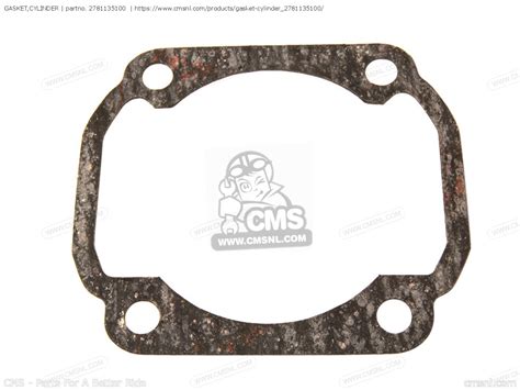 2781135100 Gasket Cylinder Mca Yamaha Buy The 278 11351 00 00 At CMSNL