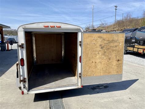 Used Haulmark X Enclosed Cargo Trailer Gvw White Single