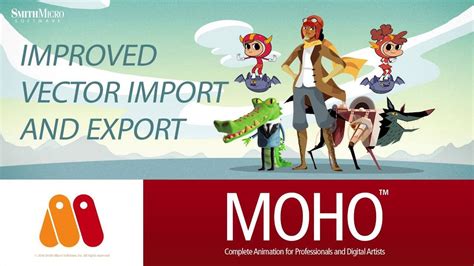 Moho 12 Anime Studio Svg Vector Graphic Import And Export Tutorial