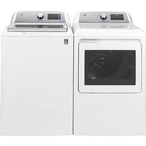 Customer Reviews Ge 5 Cu Ft High Efficiency Top Load Washer White On Whitesilver Backsplash