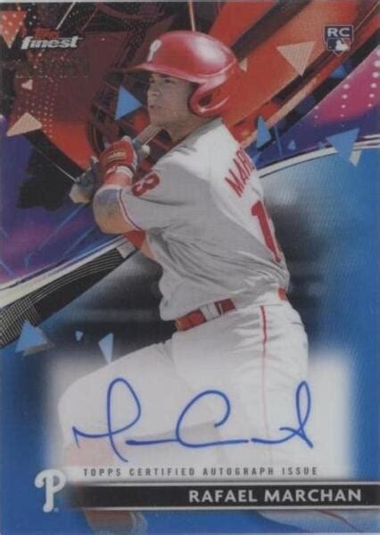 Topps Finest Finest Autographs Blue Refractor Fa Rma Rafael