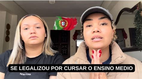 ELA SE LEGALIZOU POR CURSAR O ENSINO MÉDIO EM PORTUGAL portugal