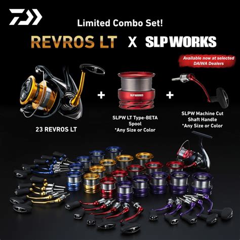 daiwa limited combo set revros lt slp works fishing reels shopee