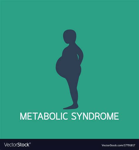 Metabolic Syndrome Icon Royalty Free Vector Image