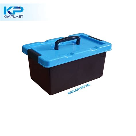 Jual KIMPLAST Tool Box Alpha 7 Liter Hitam Tempat Penyimpanan Alat