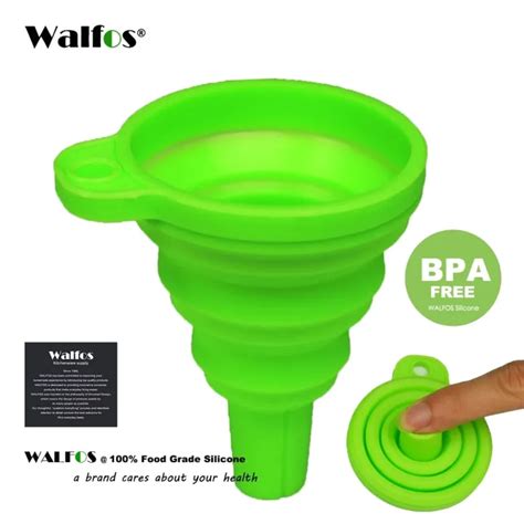 WALFOS Food Grade 1 Piece Mini Silicone Gel Foldable Collapsible Style