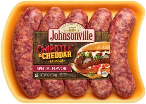 Johnsonville Uncooked Chipotle Cheddar Pork Sausage Links 19 Oz Kroger