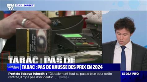 Tabac Pas De Hausses Des Prix En 2024 04 09