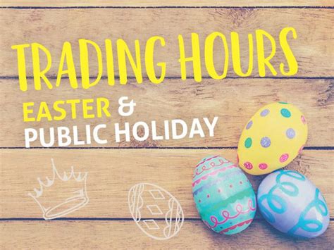 Easter / ANZAC Trading Hours - Trade Alliance Group