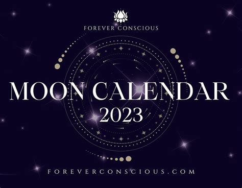 Moon Calendar 2023 - Etsy