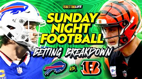 Week 9 Sunday Night Football Betting Breakdown Best Bets For Bills