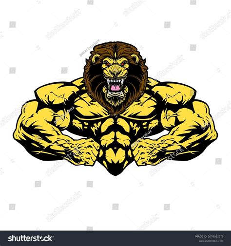 2.563 Muscular Lion Images, Stock Photos & Vectors | Shutterstock