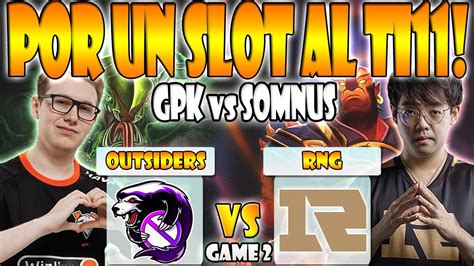 Rng Vs Outsiders Bo Game Eliminaci N Ana Vs Ramzes Pgl