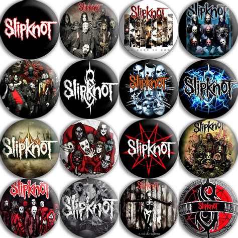 Slipknot Badge Button Size 44 Mm Shopee Malaysia