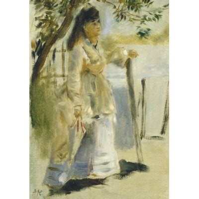 Puzzle Auguste Renoir Woman By A Fence 1866 Grafika F 32864 1000