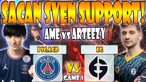 Psg Lgd Vs Eg Bo Game Ame Vs Arteezy The International Dota