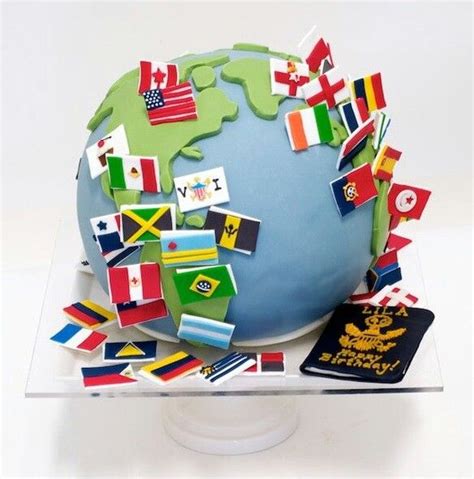 Mundo Tarta Realistic Cakes Globe Cake Map Cake