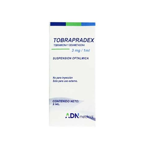 Tobrapradex Tobramicina Dexametasona Solución Oftálmica X 5ml Adn