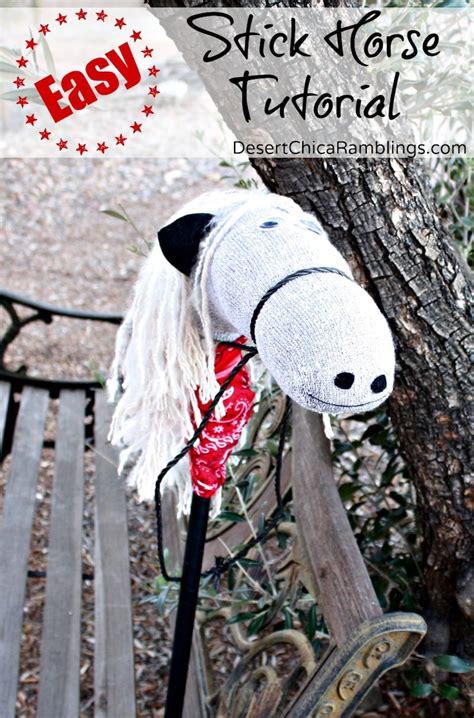 Diy Stick Horse Tutorial Desert Chica