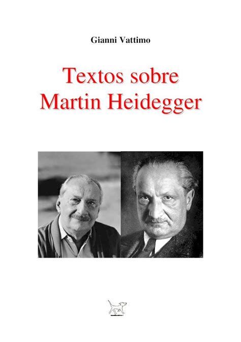 Pdf Vattimo Gianni Textos Sobre Heidegger Dokumentips