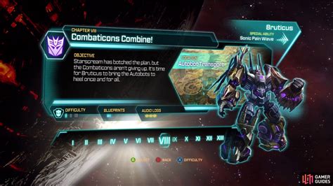 Combaticons Combine Chapter Viii Walkthrough Transformers Fall