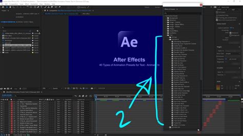 After Effects Text Animation Presets Preview , Animate In