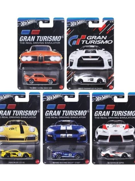 Hot Wheels Alloy Toy Car GDG HNR GT Racing Car Speed Passion Collectible Static Model