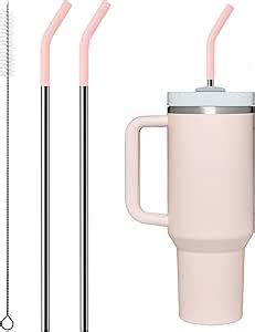 Amazon Bluwing Metal Straw With Silicone Tip For Oz Stanley Cup