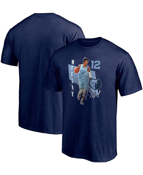 Fanatics Mens Ja Morant Navy Memphis Grizzlies Pick Roll T Shirt Macys