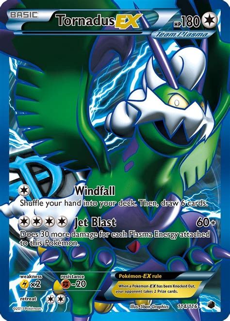 Tornadus EX Plasma Freeze Pokémon CardTrader