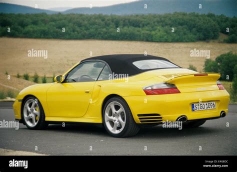 Porsche 911 Carrera 4s 996 Varient Cabriolet Version In Yellow