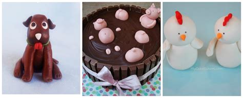 8 Diy Fondant Farm Animals - diy Thought