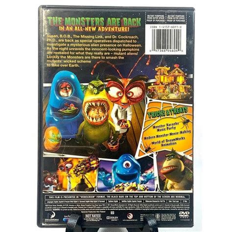 Monsters Vs Aliens Mutant Pumpkins From Outer Space Dvd