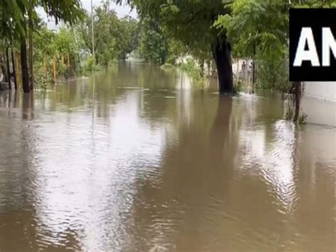 Video Severe Water Logging Situation Witnessed In Navsari Of Gujarat