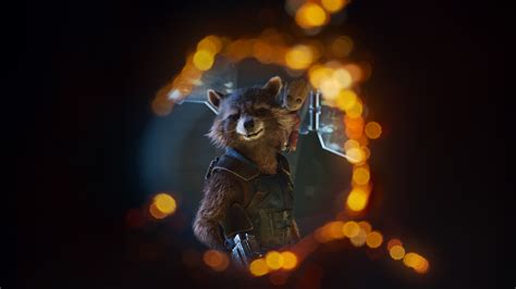 Baby Groot And Rocket 4k Guardians Of Galaxy 2 - 4k Wallpaper Rocket ...