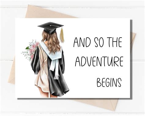 Printable Graduation Card Custom Graduation Card Personalized