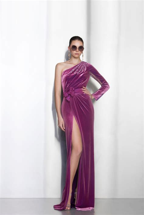 Fuchsia dress - Ziad Nakad