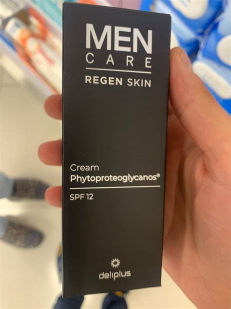 Deliplus Men Care Regen Skin Cream Phytoproteoglycanos SPF 12 INCI Beauty