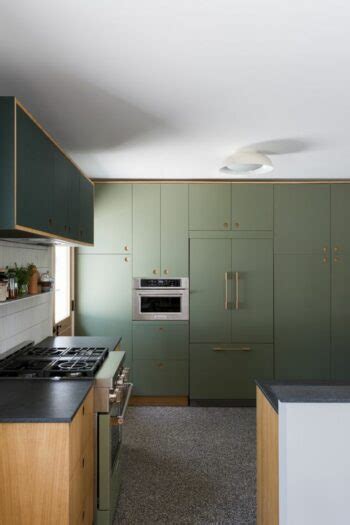 40 Beautiful And Refined Olive Green Kitchens Digsdigs