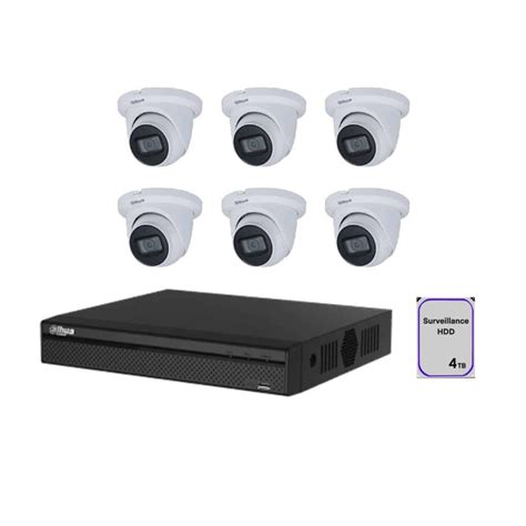 Dahua 8 Channel CCTV Security Kit 8 Channel 4K NVR 6 X 8MP Lite Fixed